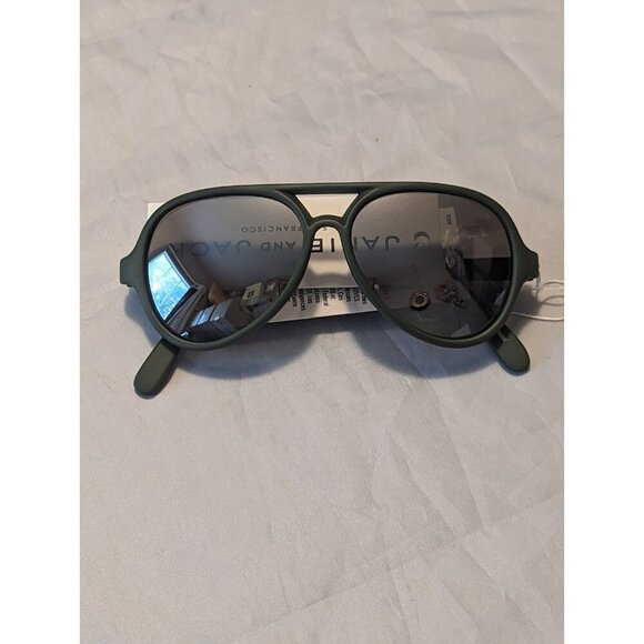 Janie and Jack Aviator sunglasses Sunnies 4 Years Vacation Retro Army 1087 - Picture 1 of 8